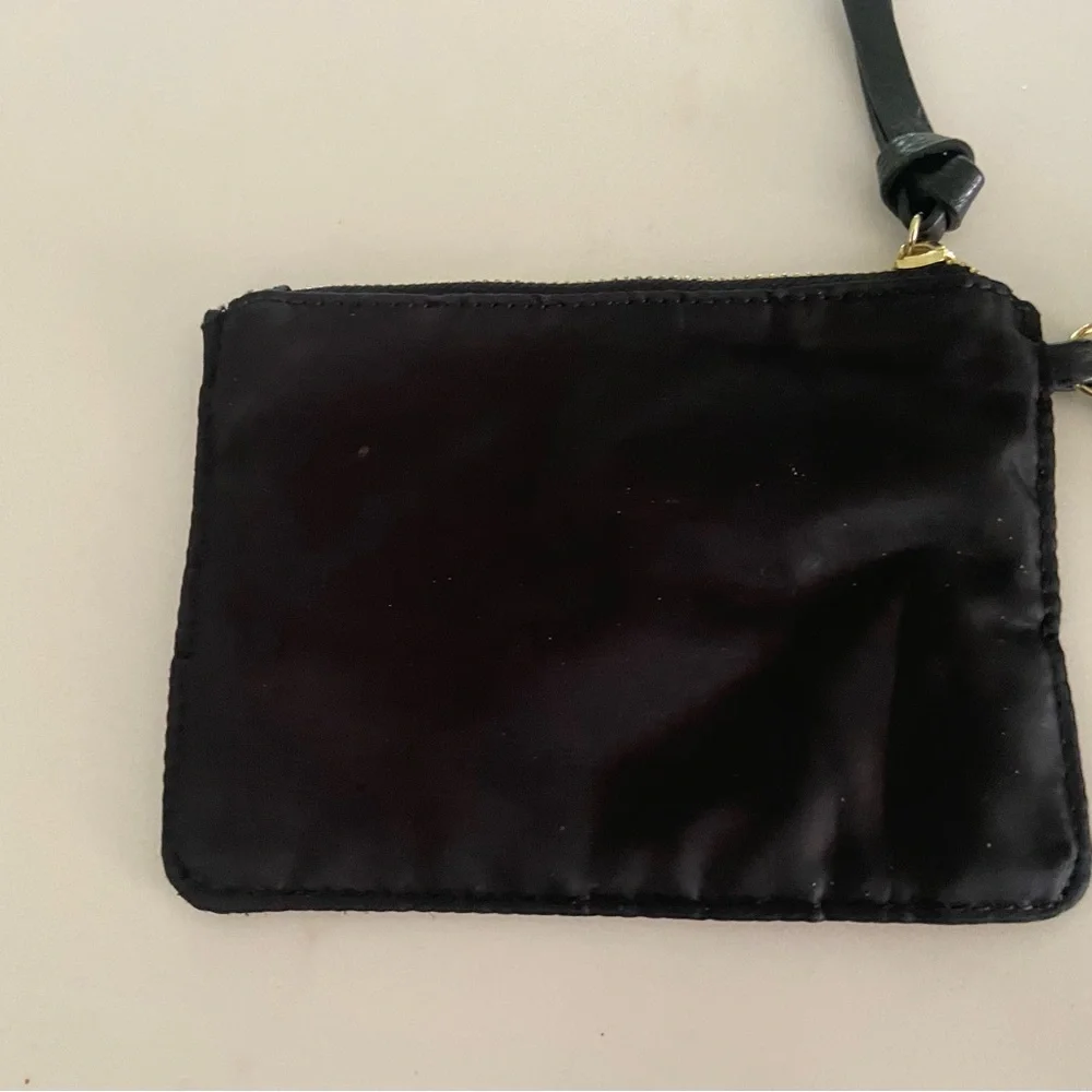 Steve Madden Black Wristlet Pouch
